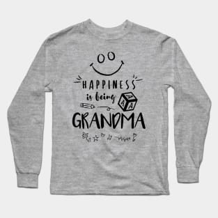 Happiness is being a Grandma Long Sleeve T-Shirt